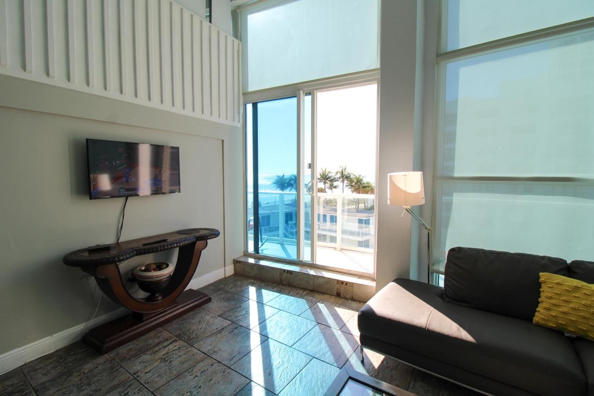 Castle M16 Oceanview Loft With Beach Access, Pool, Tennis And Free Parking! Miami Beach Zewnętrze zdjęcie